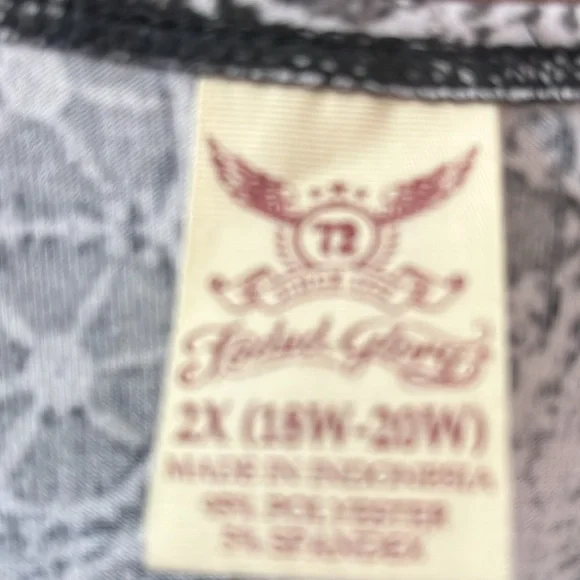 Faded Glory Black and White Midi Sundress with Flutter Sleeves - Picture 2 of 3